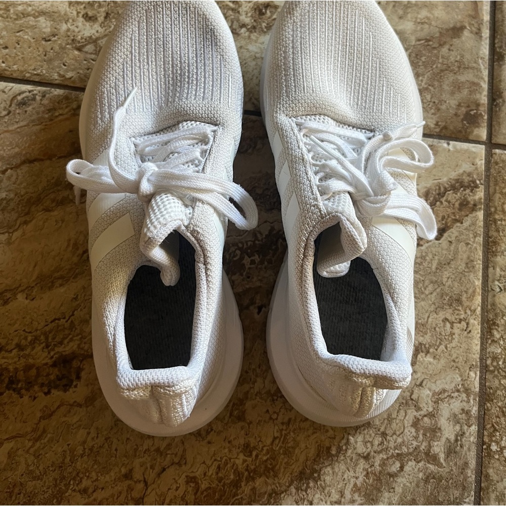 White Adidas shoes